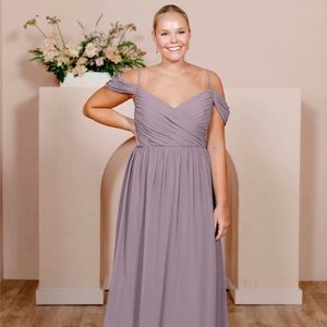 Revelry Lily Chiffon Dress (Wisteria)